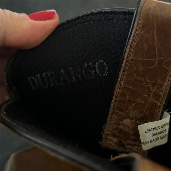 Durango Western Cowboy Cowgirl Boots Pointy Toe Distressed Brown‎ Womens size 7 - Picture 11 of 11